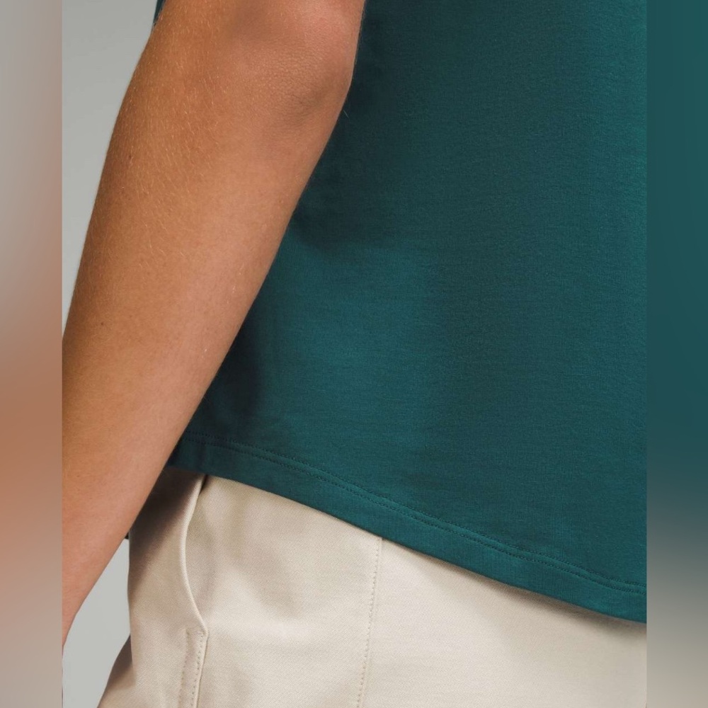 NWT Love Tank Hip Length Racerback Storm Teal - Picture 2 of 6